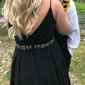 Beautiful black prom dress